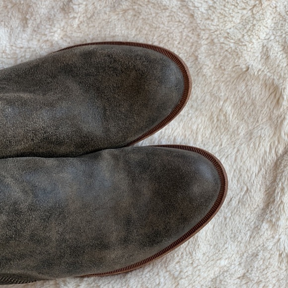 Kork-Ease Riley Taupe Distressed Tan Bootie Size 7 - Picture 9 of 12